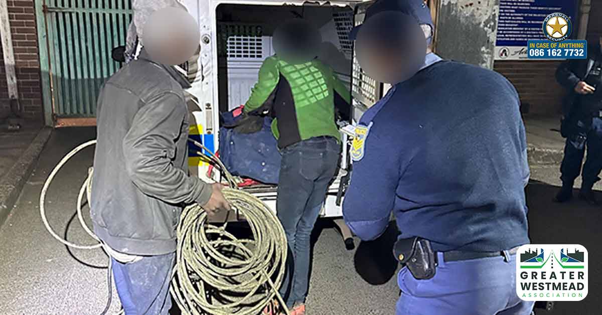 Copper Cable Theft Suspects Arrested in Westmead During Night Patrol ...
