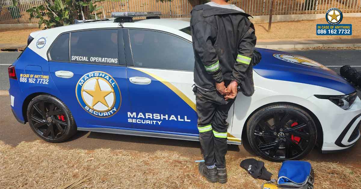 Vigilant Officers Quickly Apprehend Theft Suspect - Marshall Security