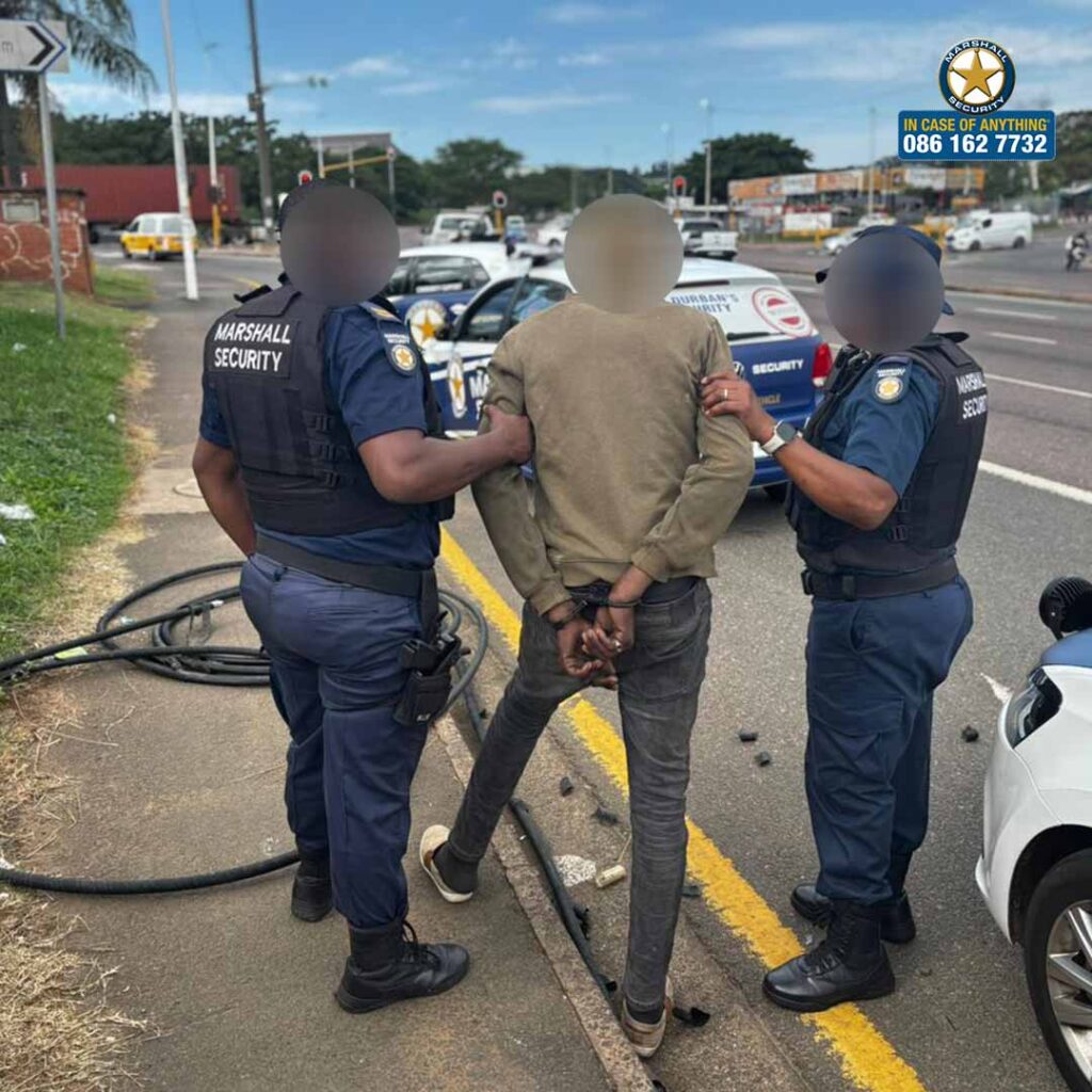 Public Tip-Off Leads to Arrest of Cable Theft Suspect in Broad Daylight